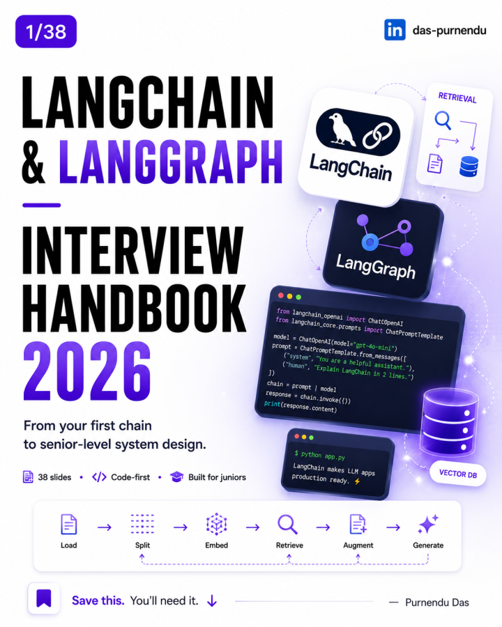 LangChain & LangGraph Handbook handbook cover